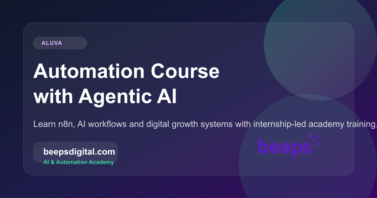 Automation and AI course for Aluva students — Beeps Digital Academy